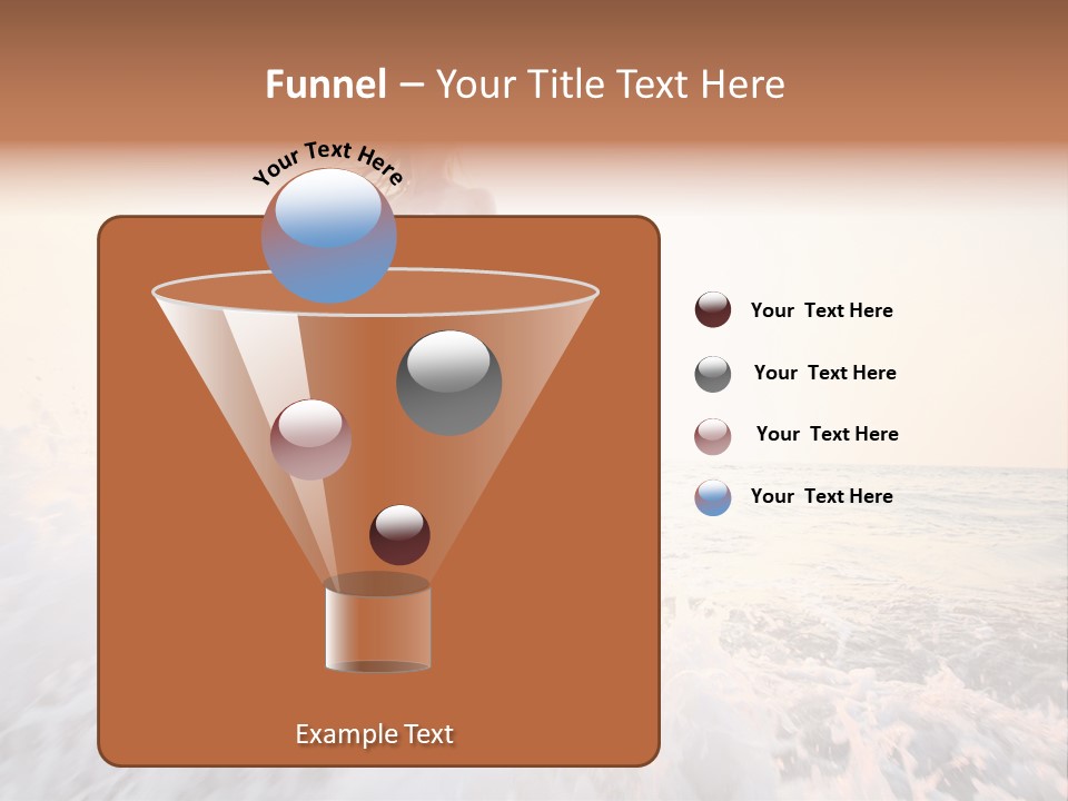 Sunlight Woman Girl PowerPoint Template