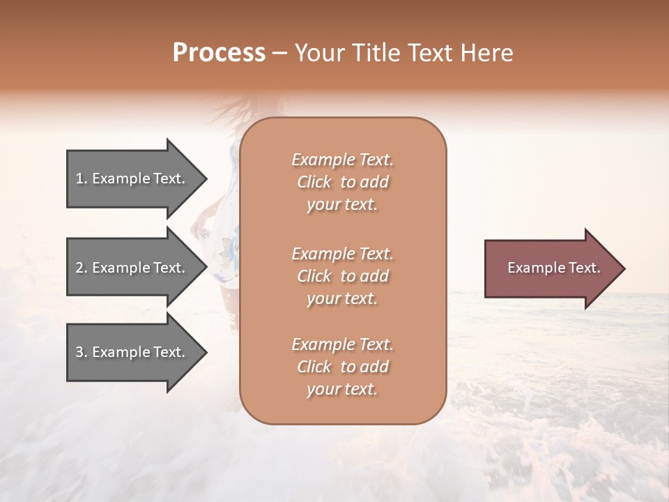Sunlight Woman Girl PowerPoint Template