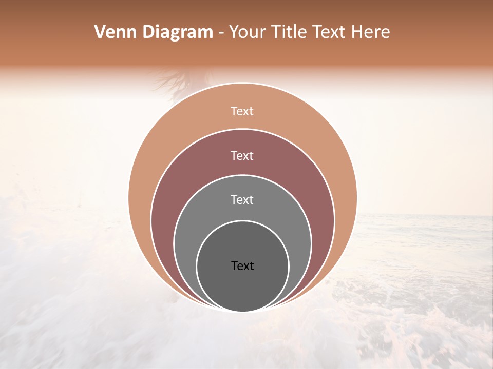 Sunlight Woman Girl PowerPoint Template