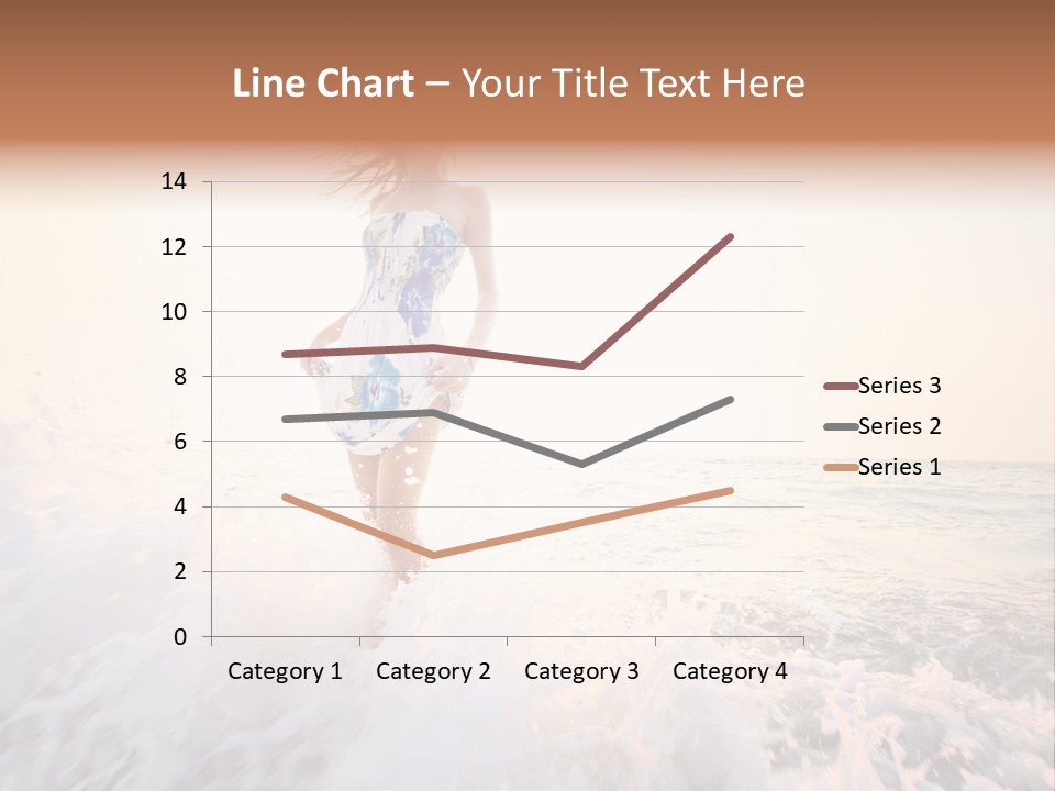 Sunlight Woman Girl PowerPoint Template