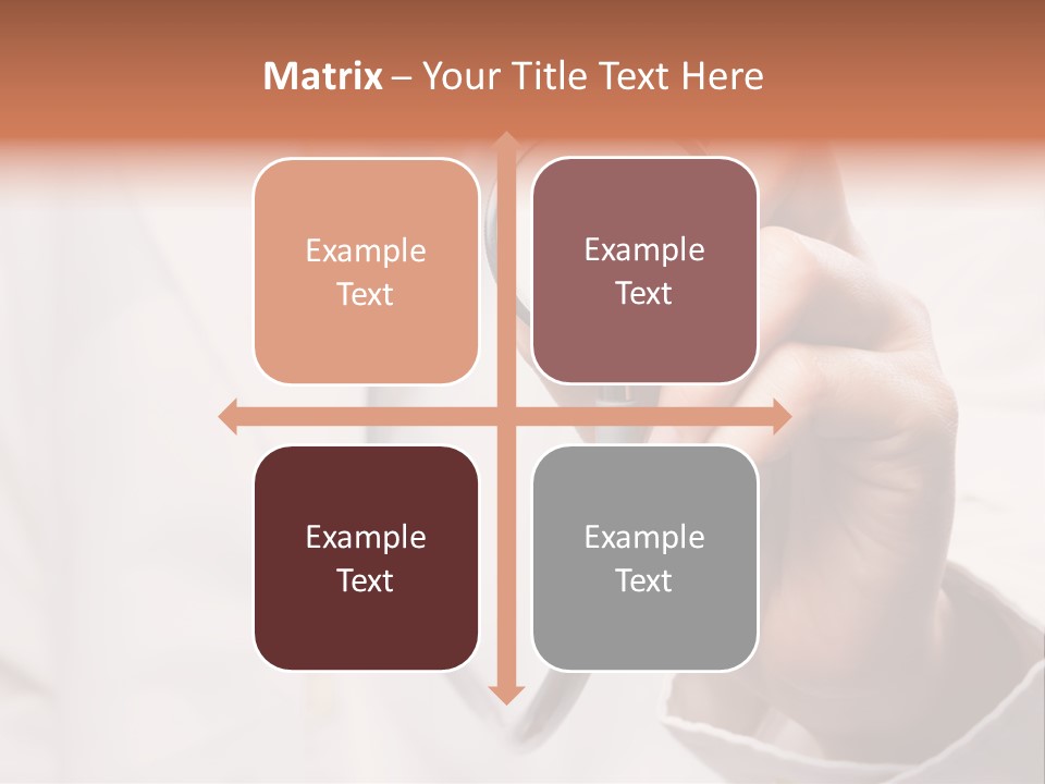 Space Woman Copyspace PowerPoint Template