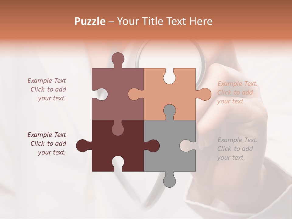 Space Woman Copyspace PowerPoint Template