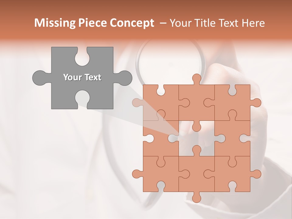 Space Woman Copyspace PowerPoint Template