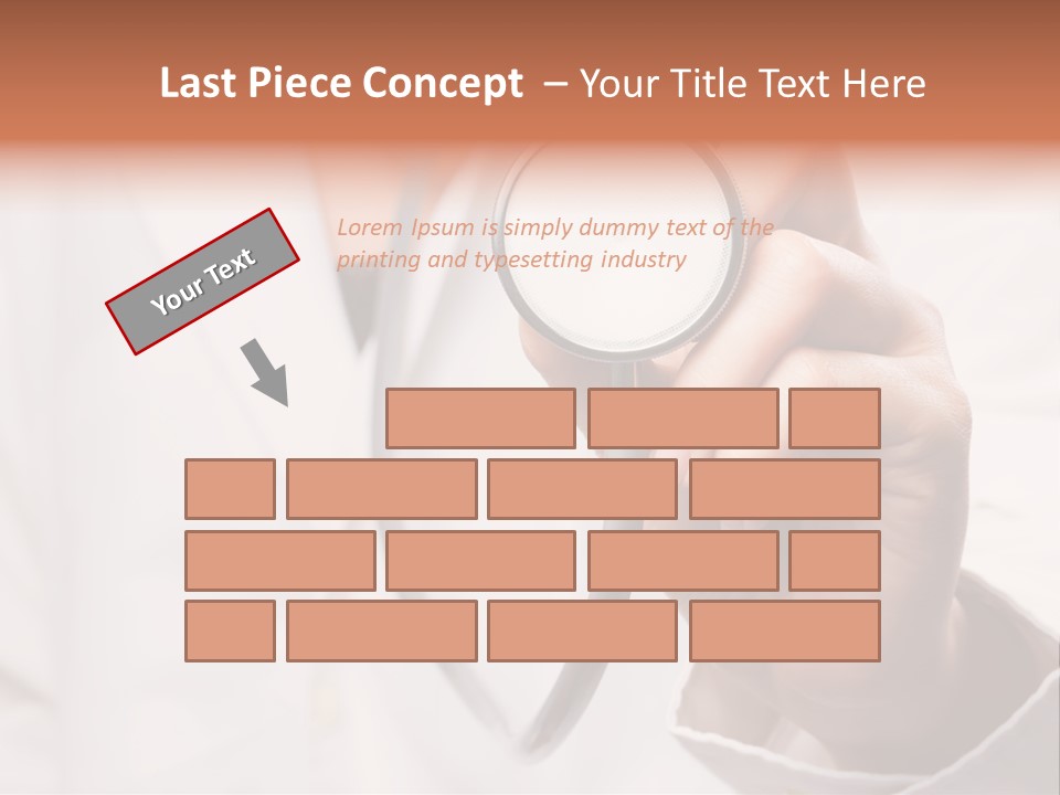 Space Woman Copyspace PowerPoint Template