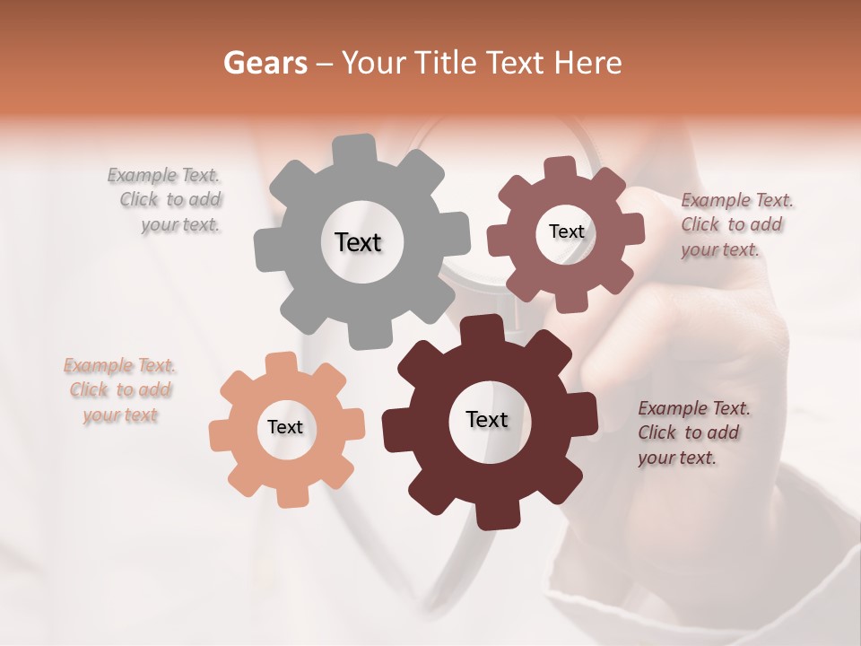 Space Woman Copyspace PowerPoint Template