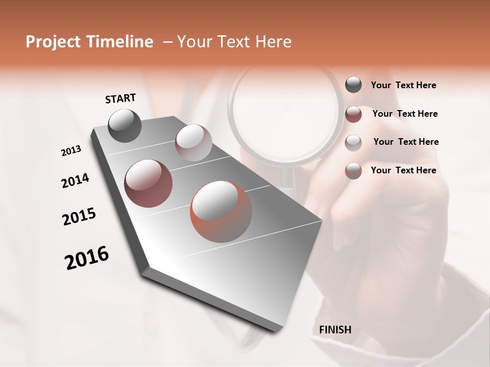 Space Woman Copyspace PowerPoint Template
