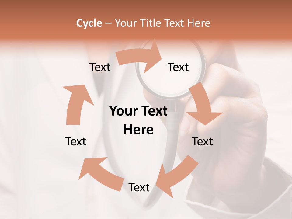 Space Woman Copyspace PowerPoint Template
