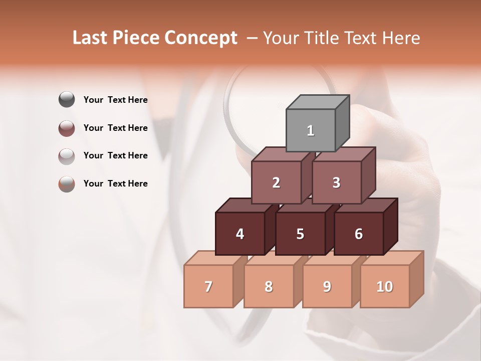 Space Woman Copyspace PowerPoint Template