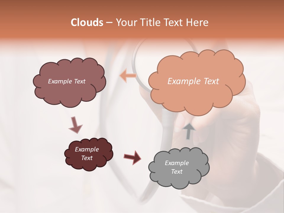 Space Woman Copyspace PowerPoint Template