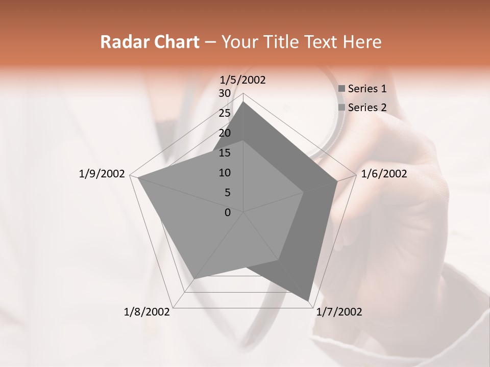 Space Woman Copyspace PowerPoint Template