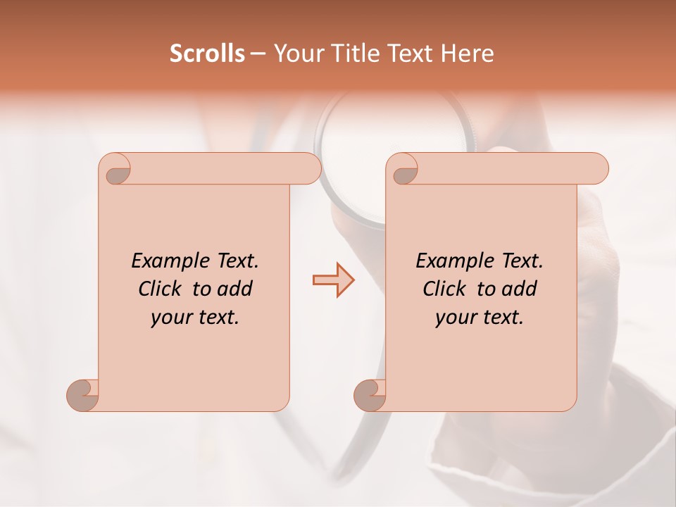 Space Woman Copyspace PowerPoint Template