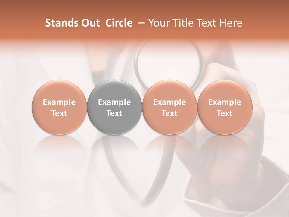 Space Woman Copyspace PowerPoint Template