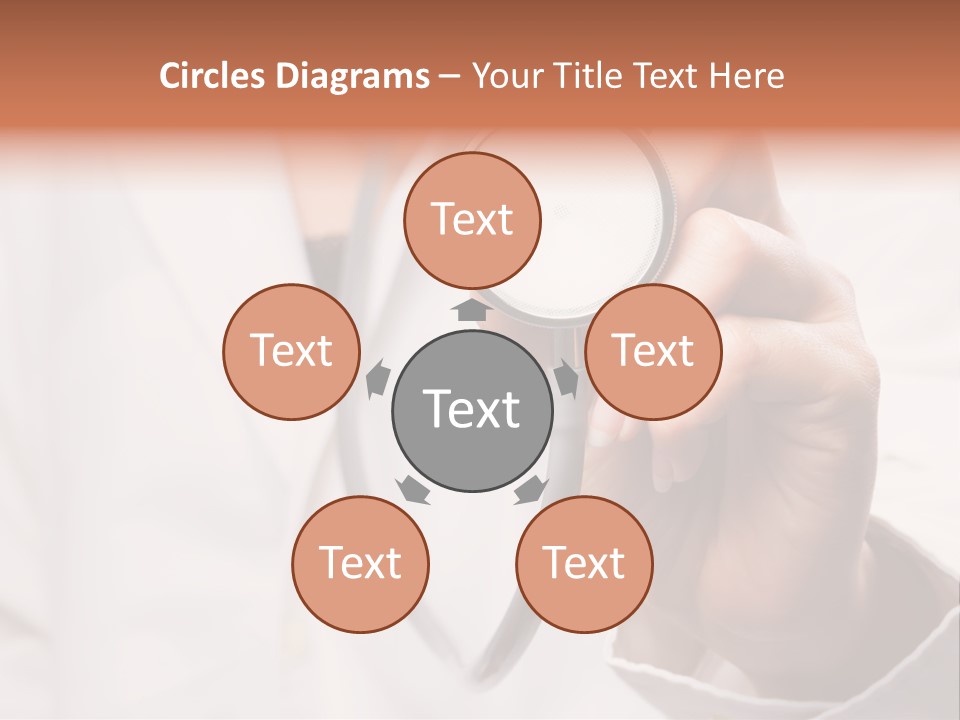 Space Woman Copyspace PowerPoint Template