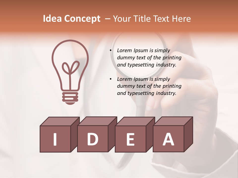 Space Woman Copyspace PowerPoint Template