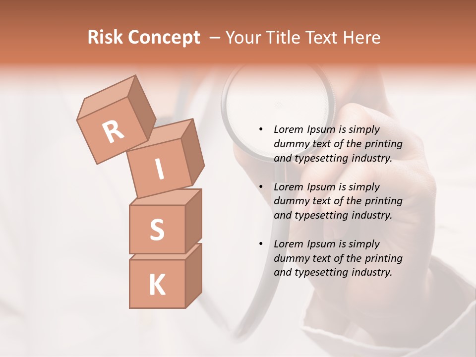 Space Woman Copyspace PowerPoint Template