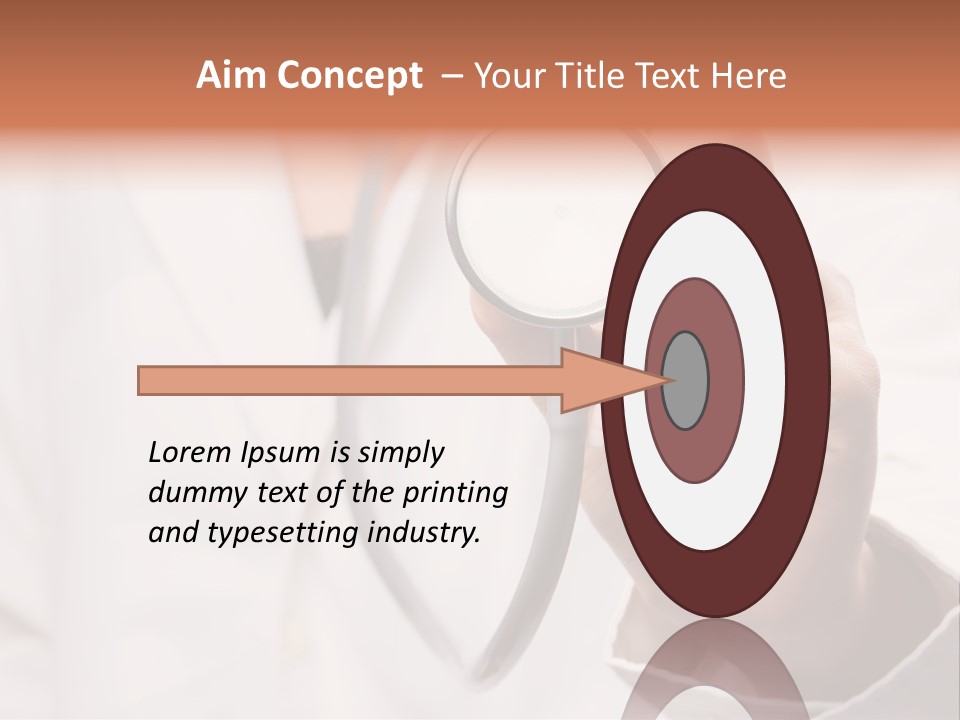 Space Woman Copyspace PowerPoint Template