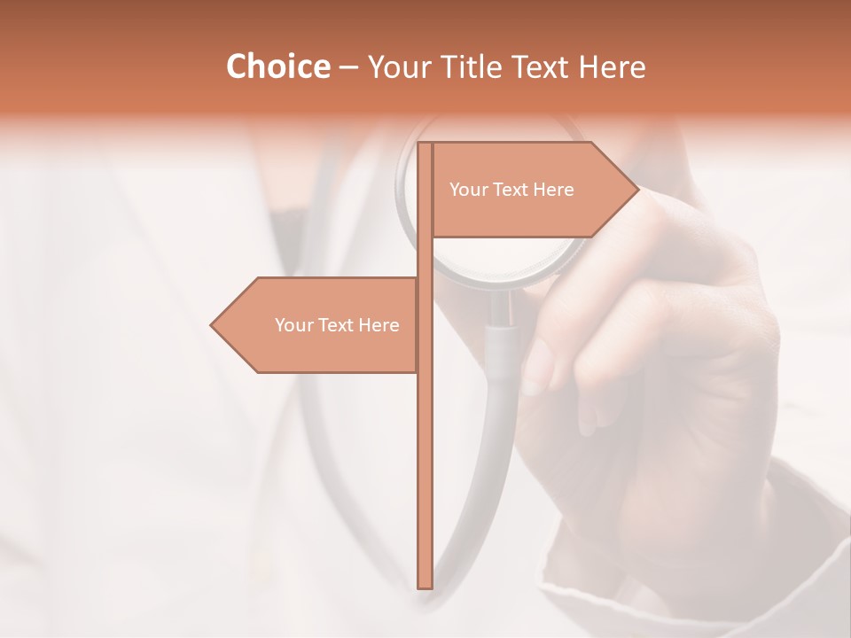 Space Woman Copyspace PowerPoint Template