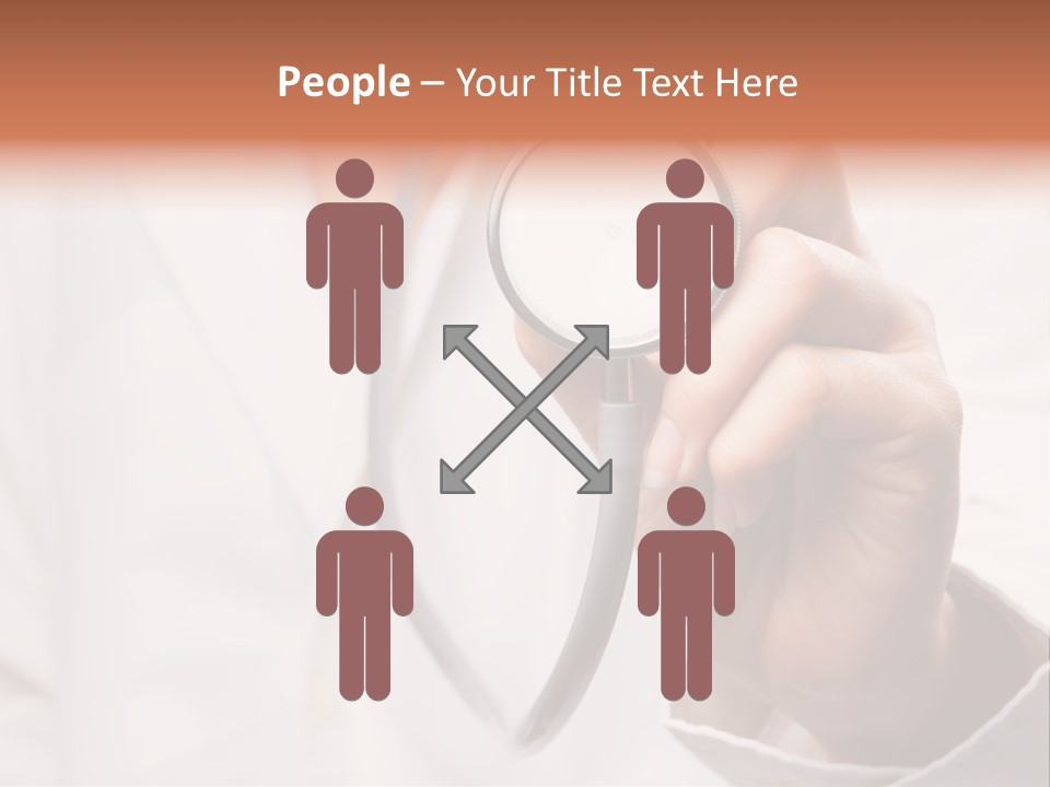 Space Woman Copyspace PowerPoint Template