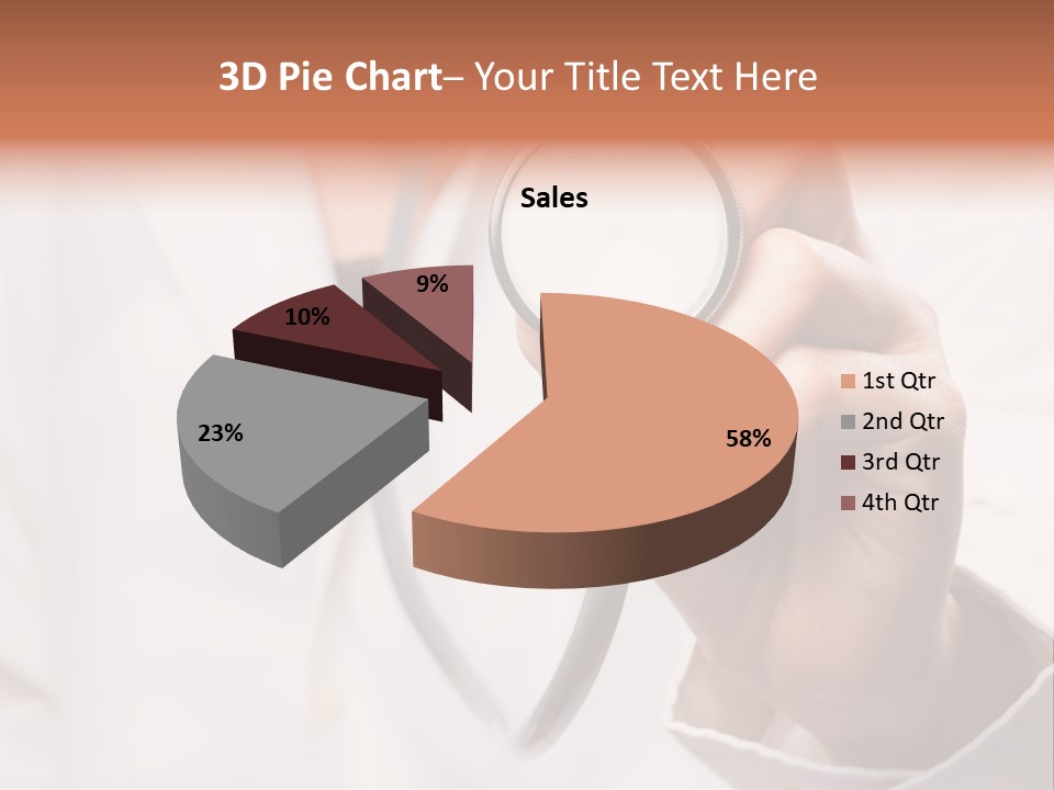 Space Woman Copyspace PowerPoint Template