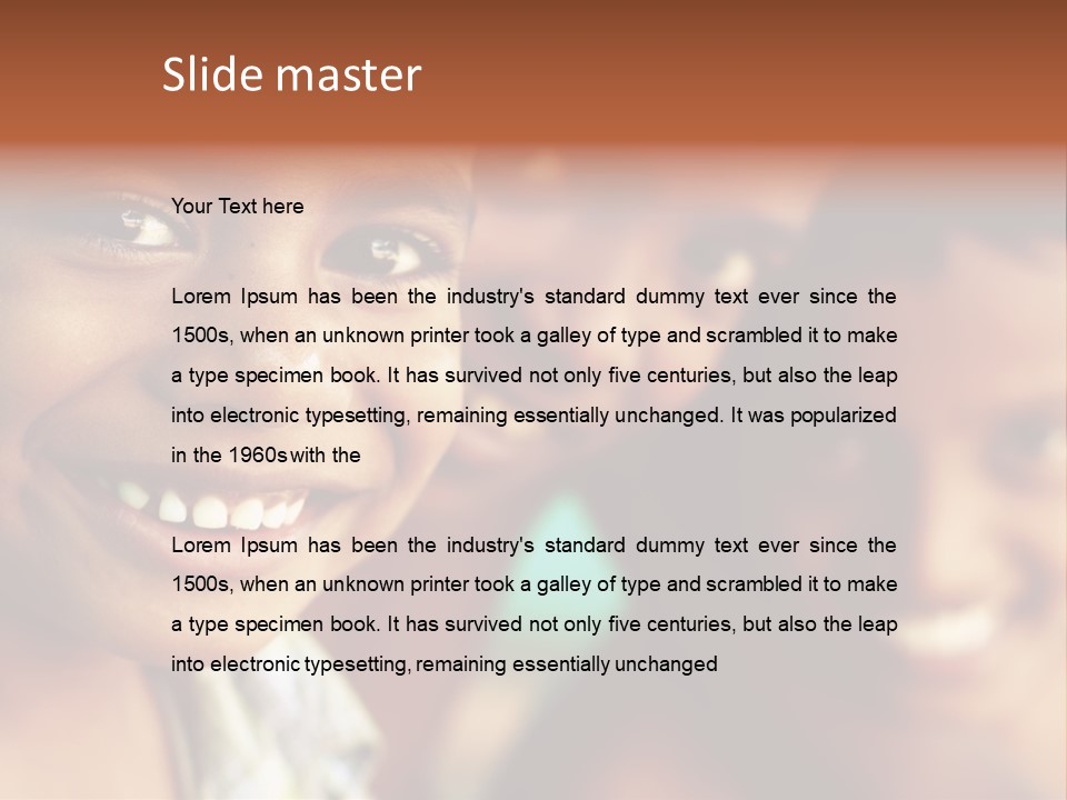 Cute Attire Outdoor PowerPoint Template