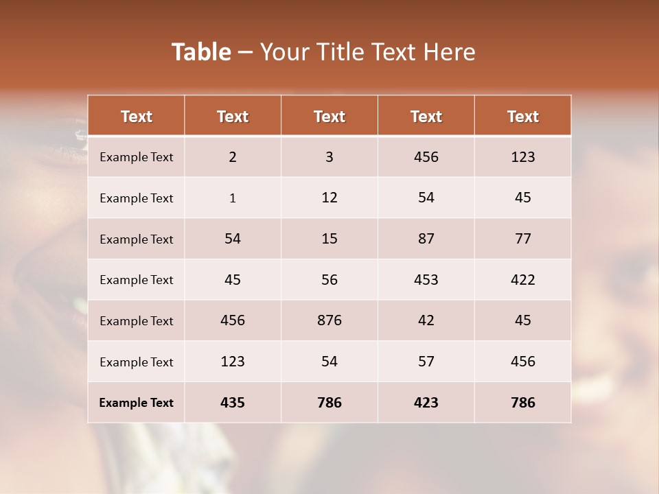 Cute Attire Outdoor PowerPoint Template