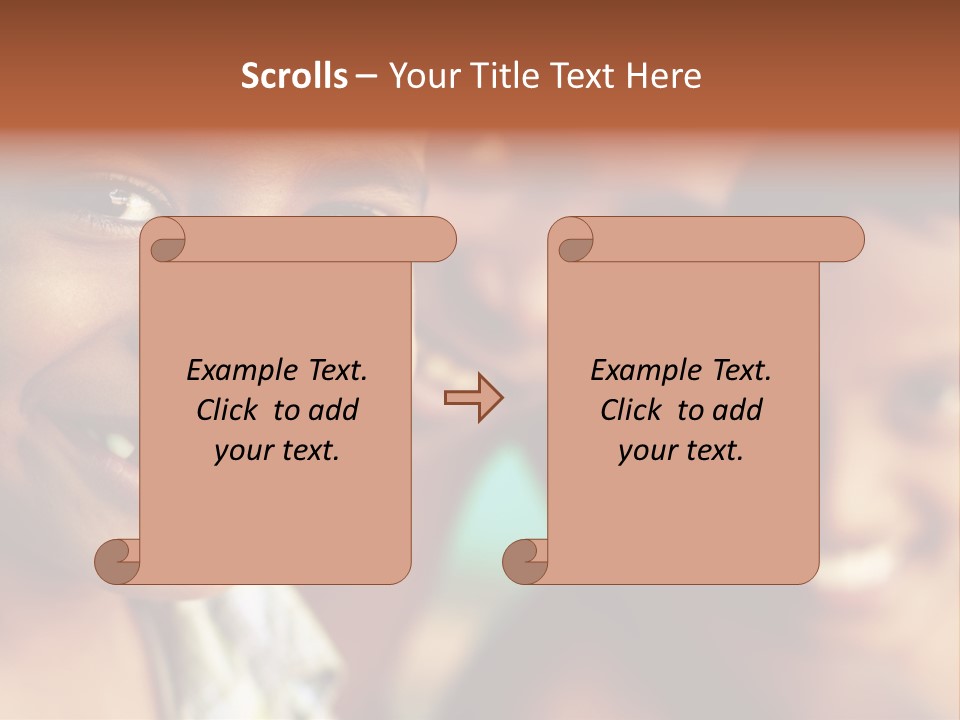 Cute Attire Outdoor PowerPoint Template