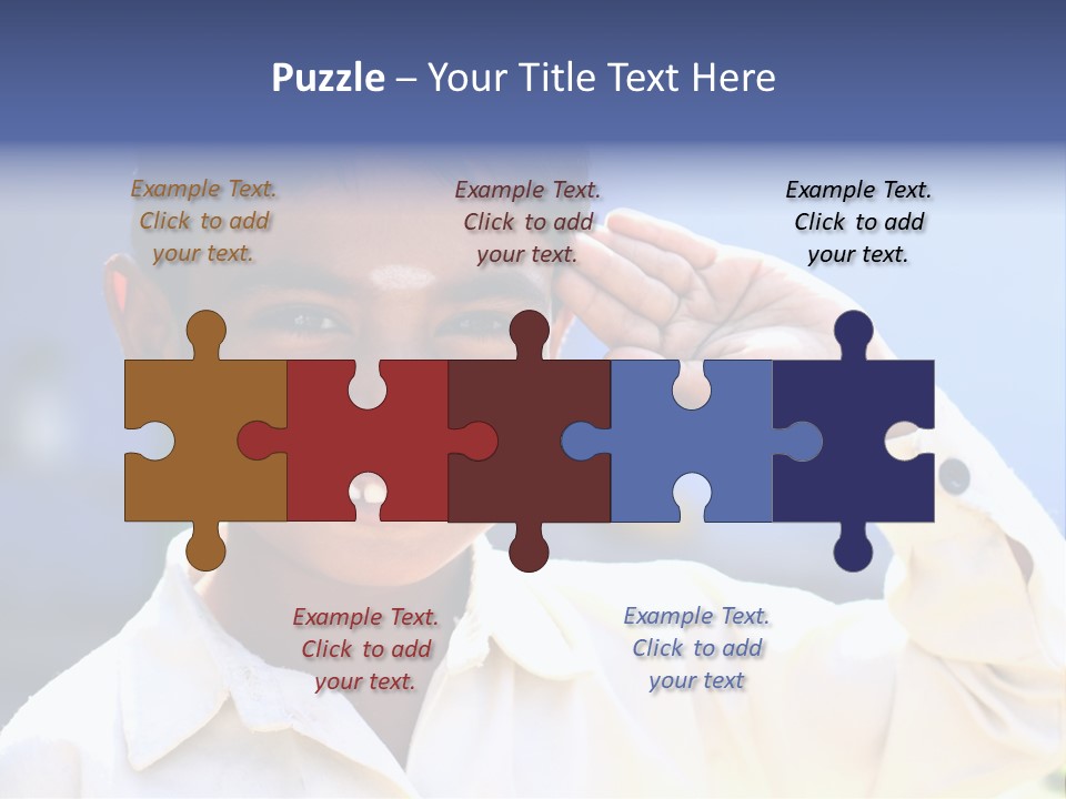 Playful Joy Handsome PowerPoint Template