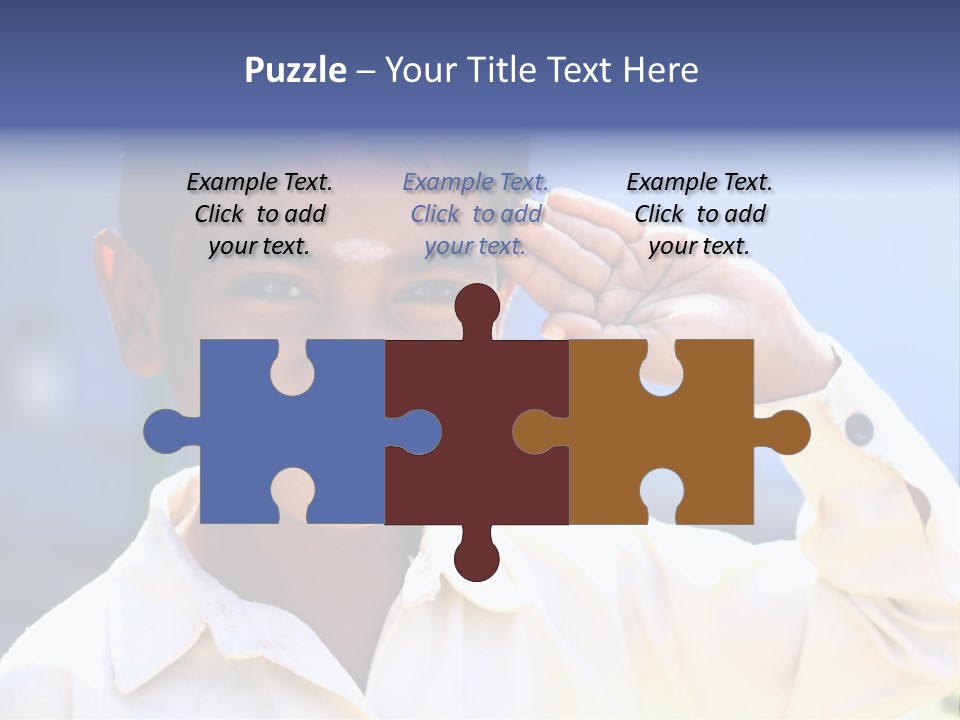 Playful Joy Handsome PowerPoint Template