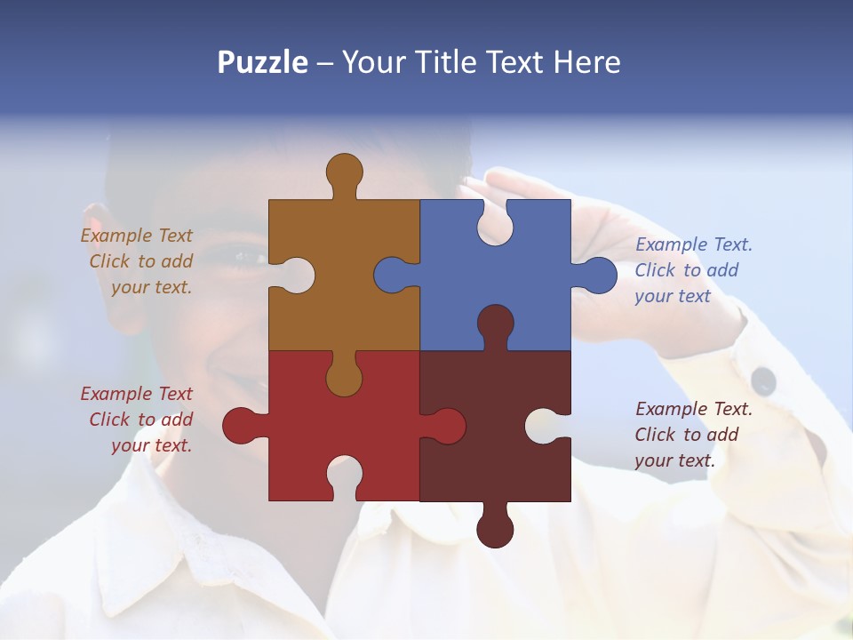 Playful Joy Handsome PowerPoint Template