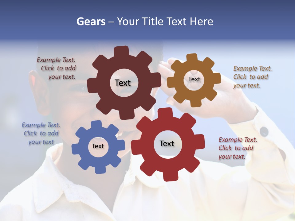 Playful Joy Handsome PowerPoint Template