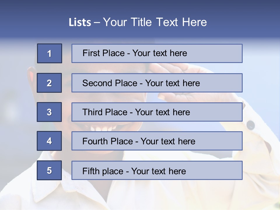 Playful Joy Handsome PowerPoint Template