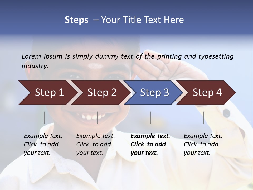 Playful Joy Handsome PowerPoint Template