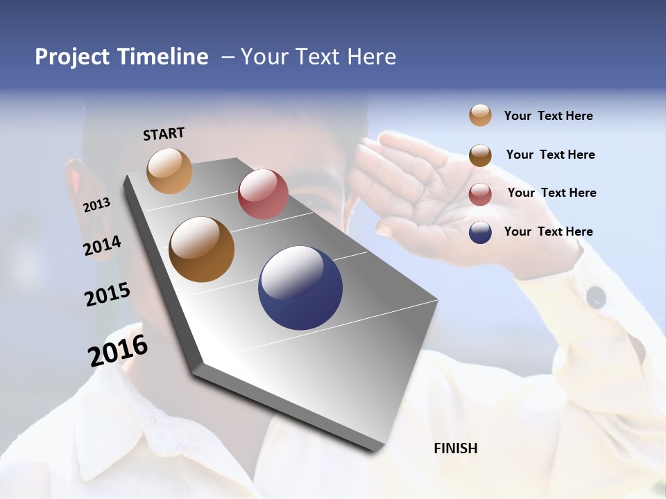 Playful Joy Handsome PowerPoint Template
