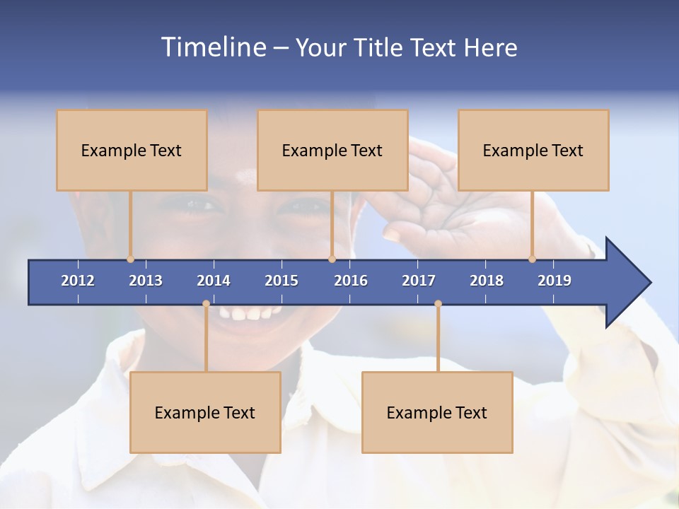 Playful Joy Handsome PowerPoint Template
