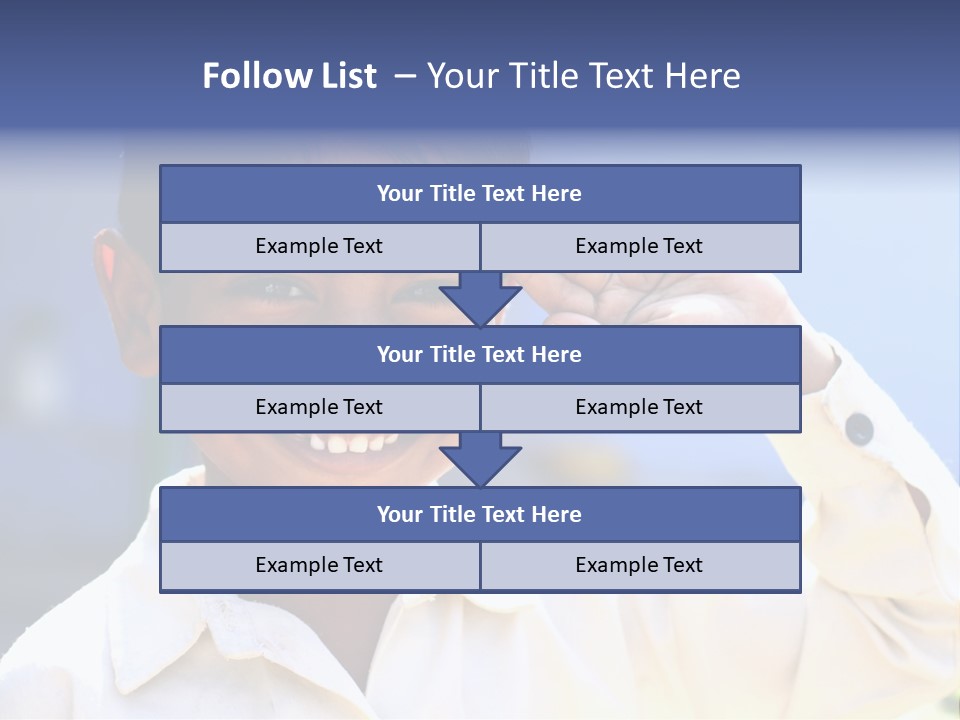 Playful Joy Handsome PowerPoint Template