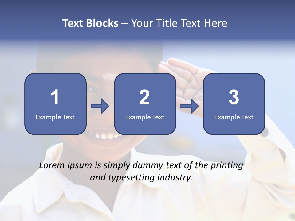 Playful Joy Handsome PowerPoint Template