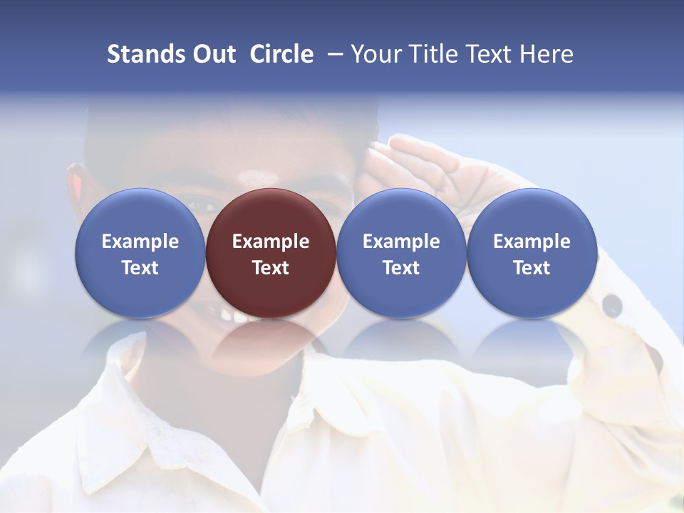 Playful Joy Handsome PowerPoint Template