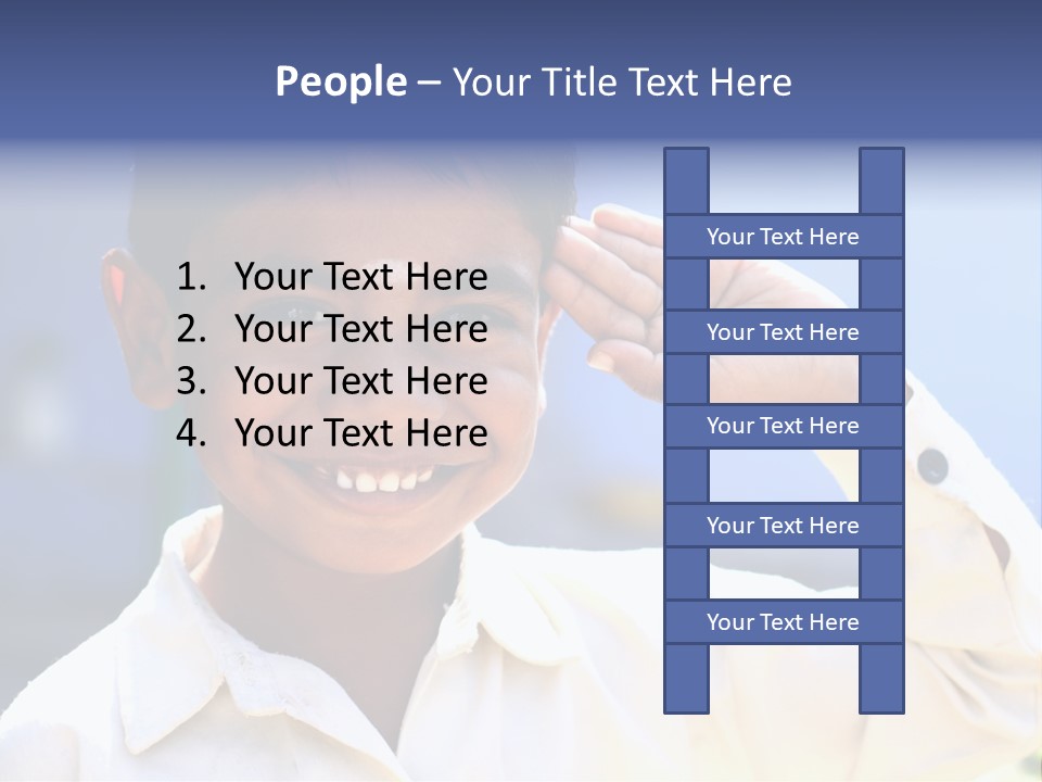 Playful Joy Handsome PowerPoint Template