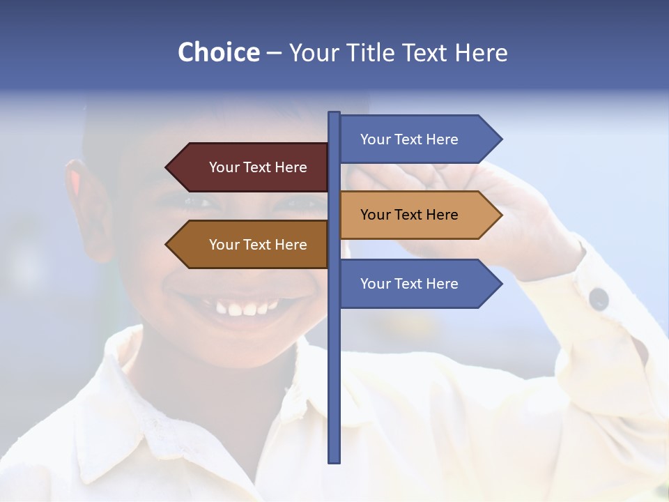 Playful Joy Handsome PowerPoint Template