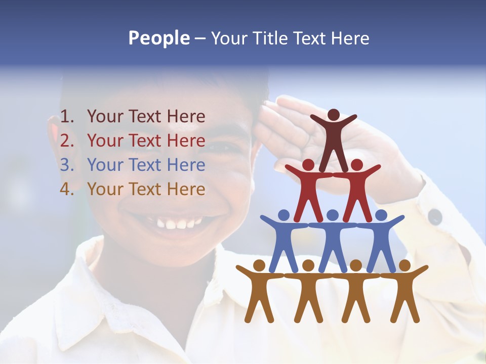 Playful Joy Handsome PowerPoint Template