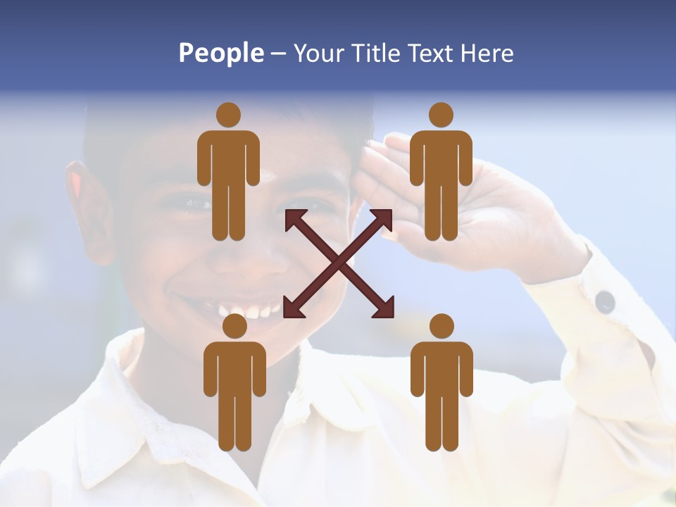 Playful Joy Handsome PowerPoint Template