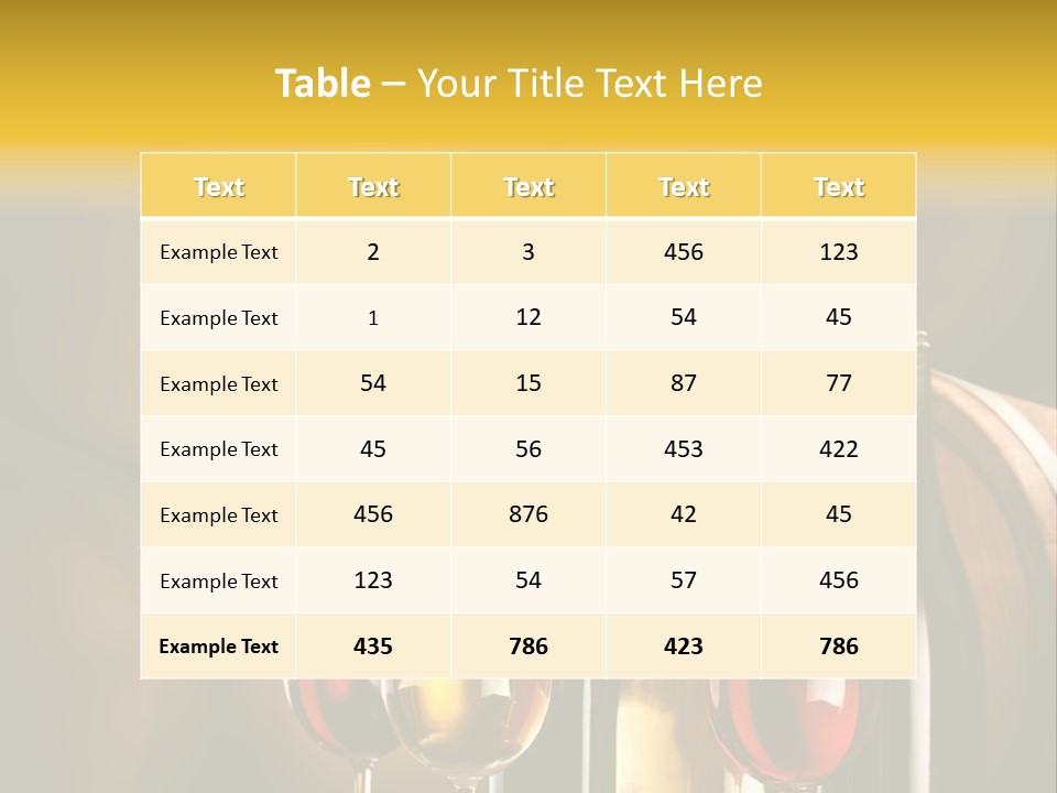 Gourmet Image Traditional PowerPoint Template