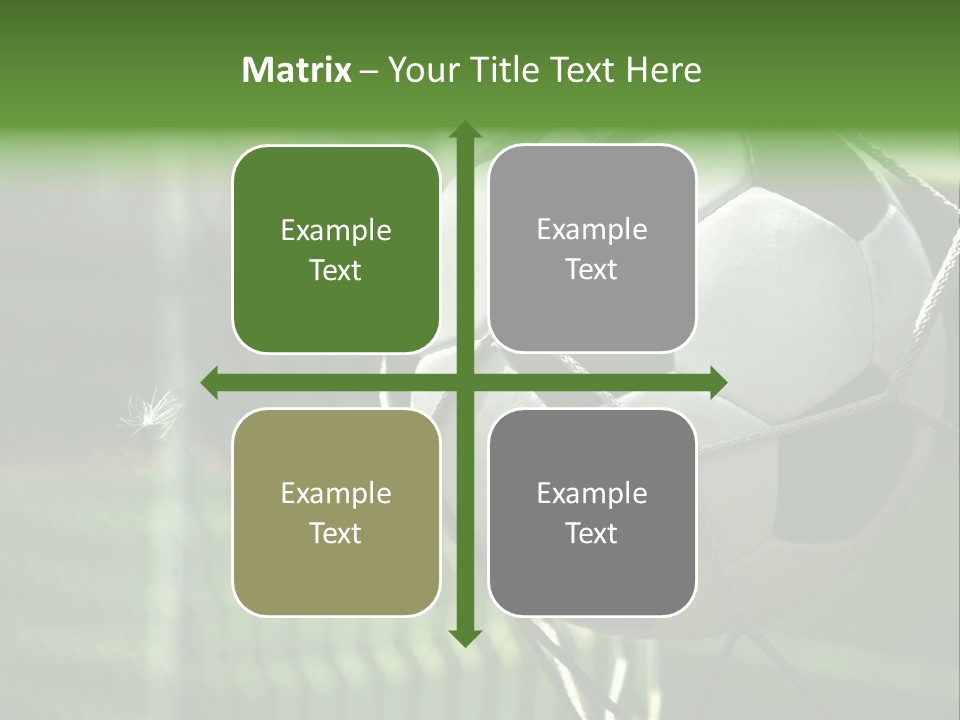 Soccer Entertainment Stadium PowerPoint Template