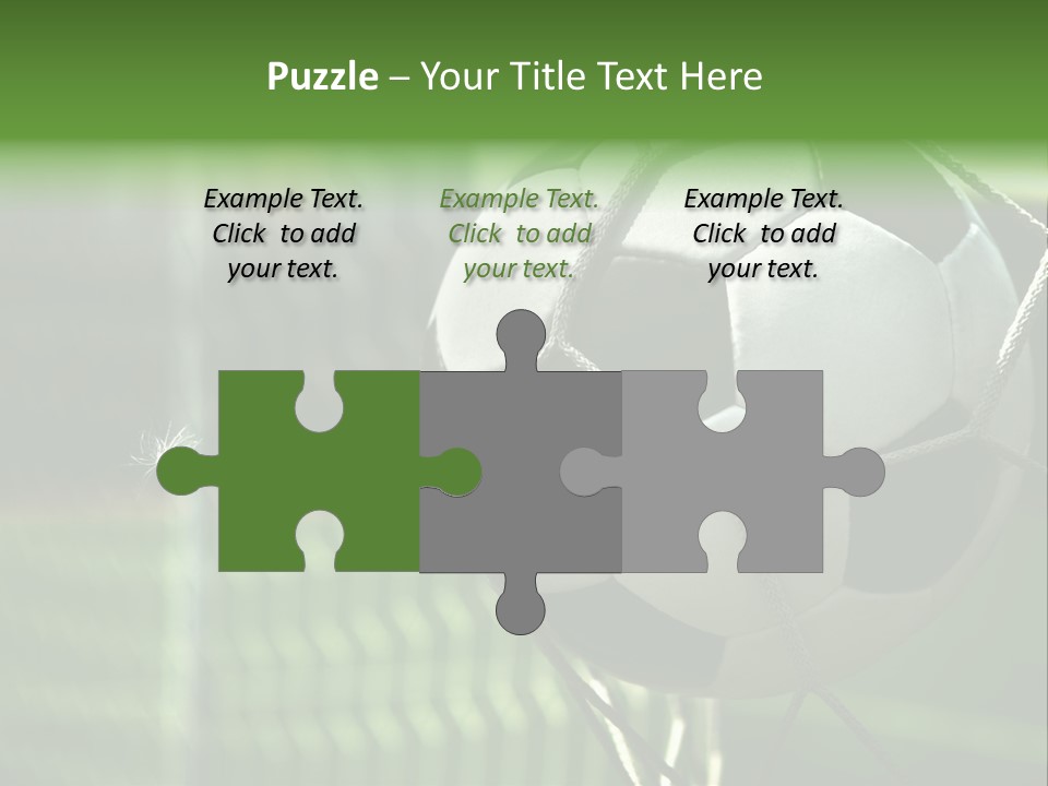 Soccer Entertainment Stadium PowerPoint Template