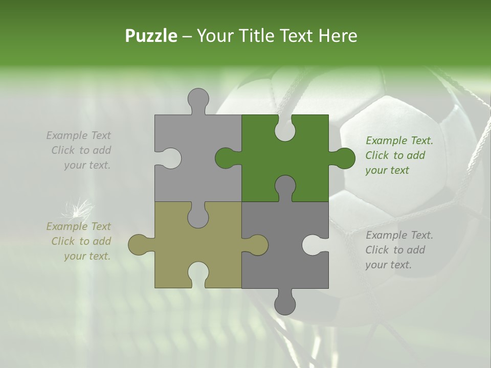 Soccer Entertainment Stadium PowerPoint Template