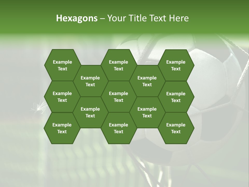 Soccer Entertainment Stadium PowerPoint Template