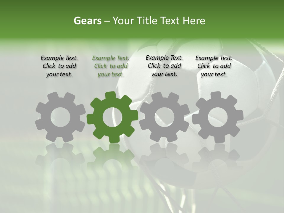 Soccer Entertainment Stadium PowerPoint Template