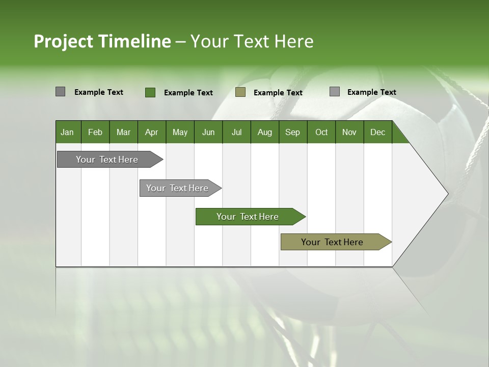Soccer Entertainment Stadium PowerPoint Template