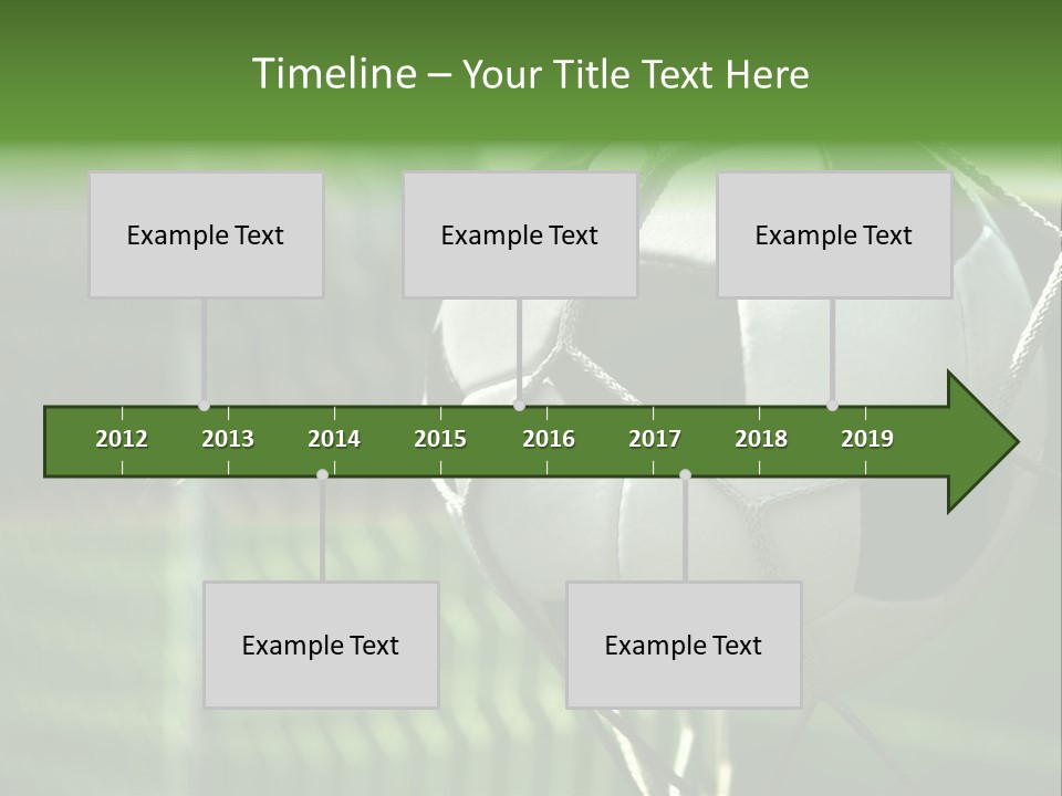 Soccer Entertainment Stadium PowerPoint Template