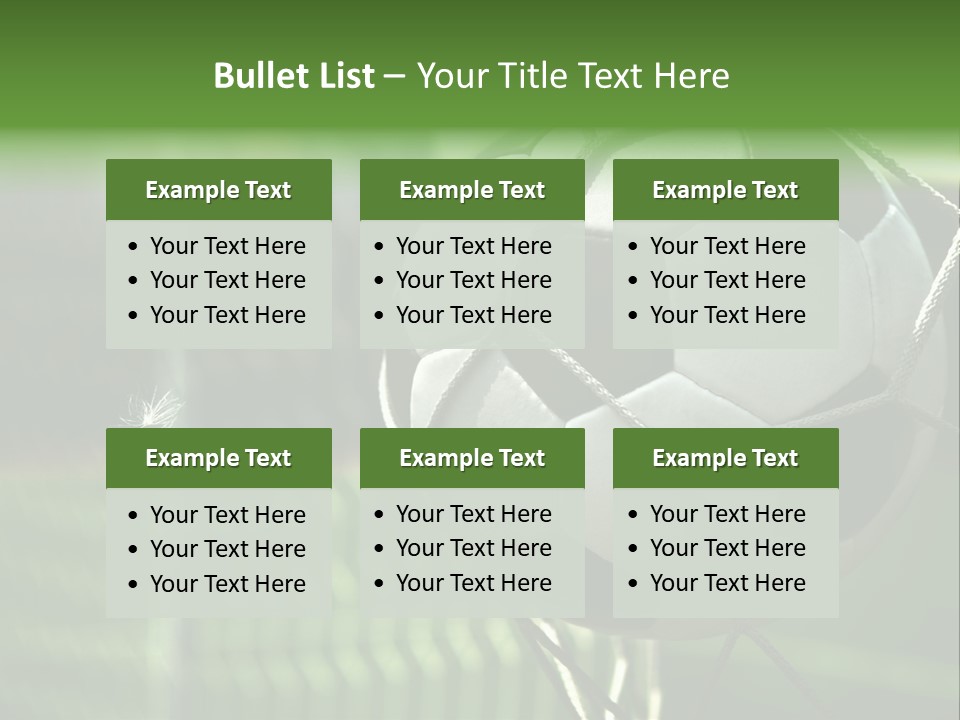 Soccer Entertainment Stadium PowerPoint Template